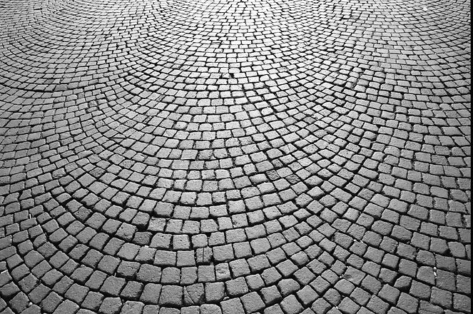 Cobblestone Street of Verona