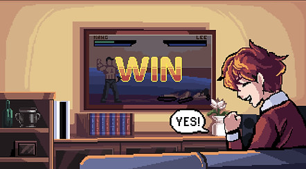 Panel from the comic PING/PONG, written by Ahseem Yousuf, art by Falah Zaidan