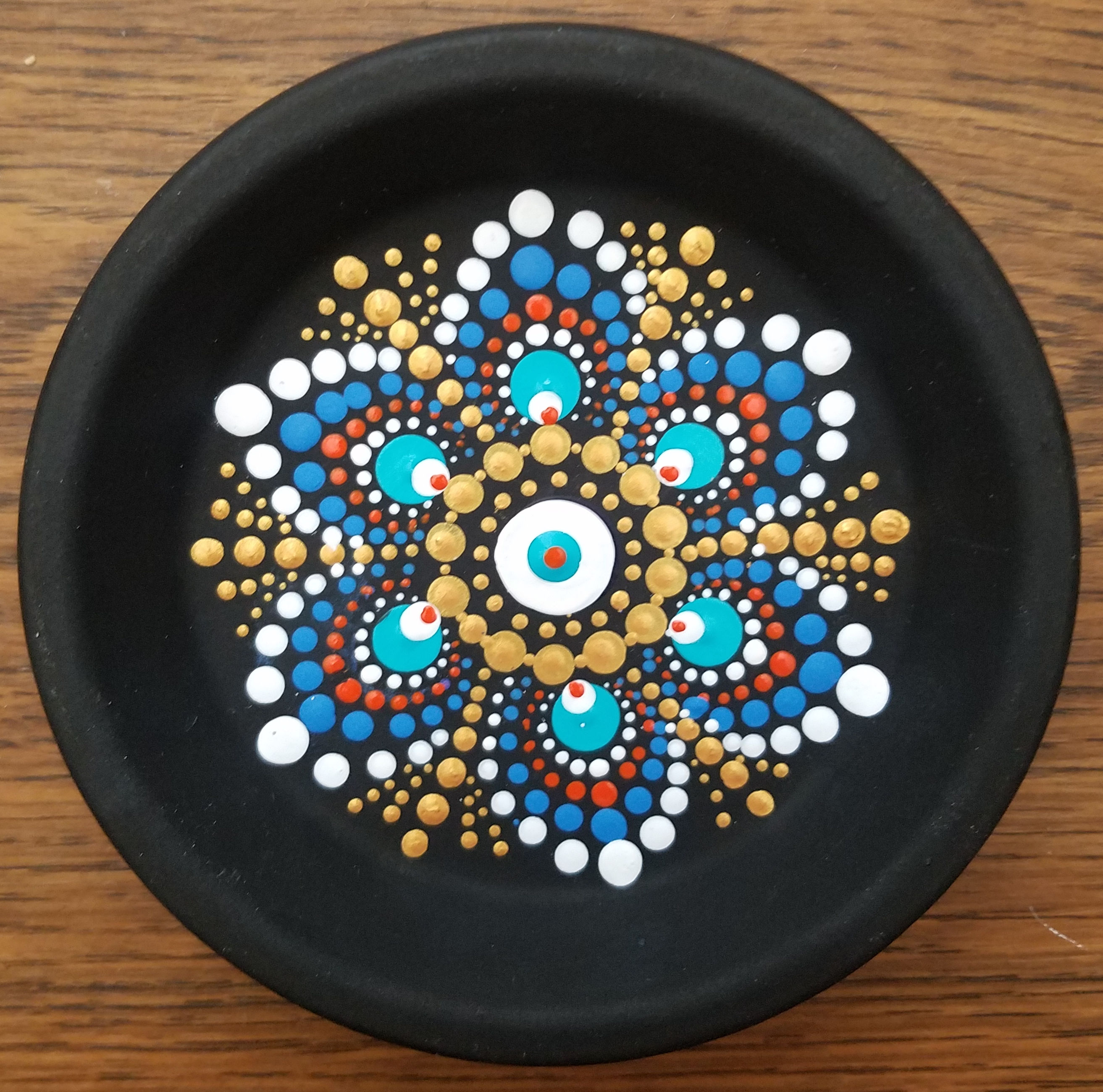 JEWELRY HOLDER GOLD MANDALA - SOLD