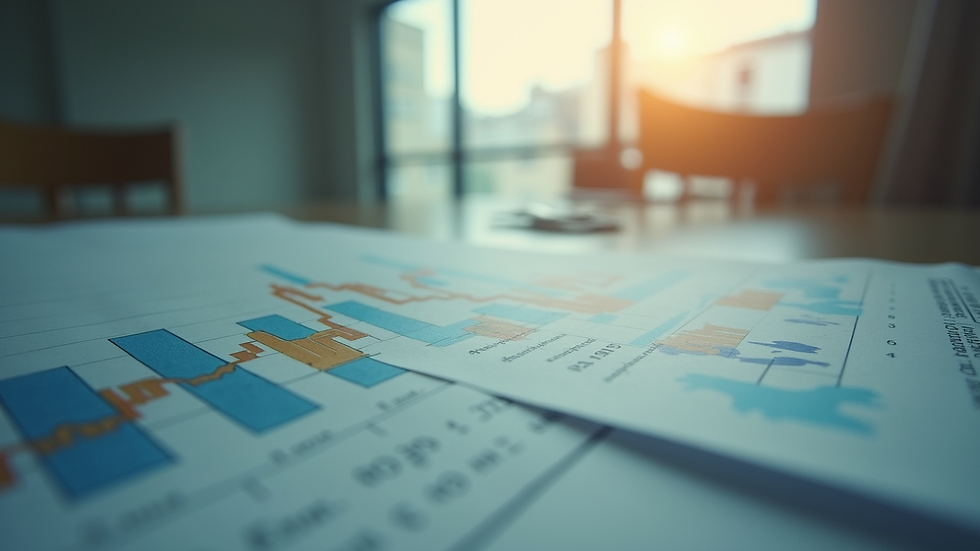Visão de tela de aplicativo de controle financeiro com gráficos coloridos