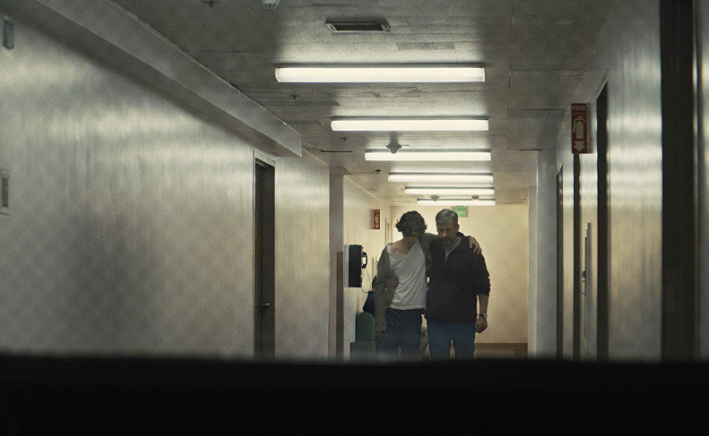 Timothee Chalamet and Steve Carell in Beautiful Boy