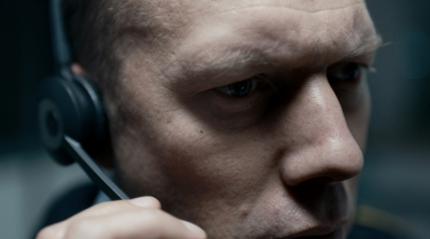 Jakob Cedergren in The Guilty (Den skyldige)