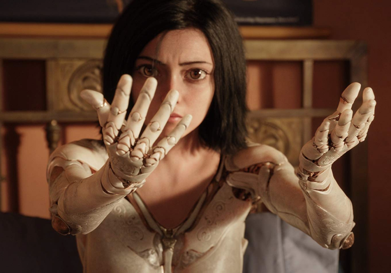 Rosa Salazar in Alita: Battle Angel