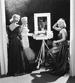 Bacall, Grable and Monroe