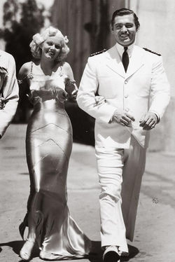 Jean Harlow and Clark Gable