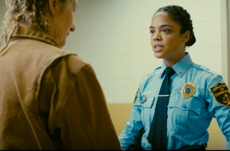 Melissa Leo and Tessa Thompson in Furlough