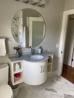 Small powder room updated