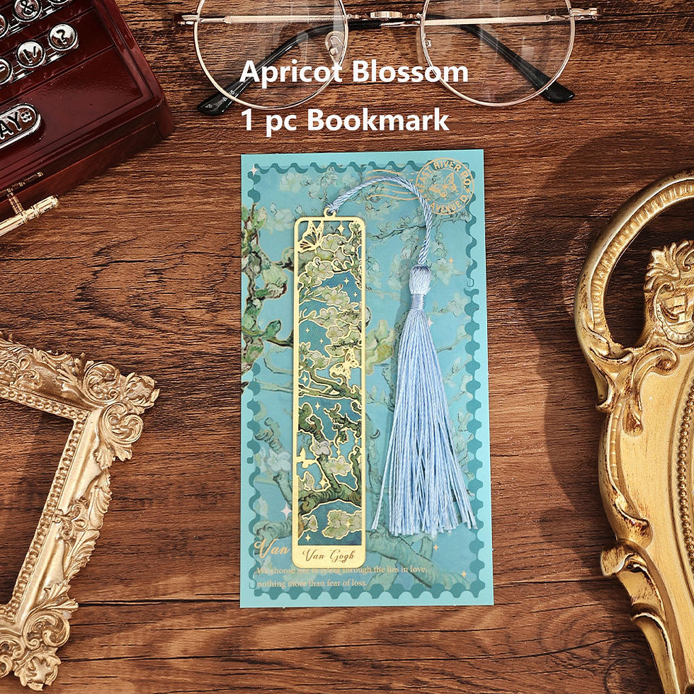 Thumbnail: Floral Metal Bookmark