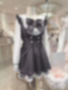 Vintage Japanese Gothic Bow Dress