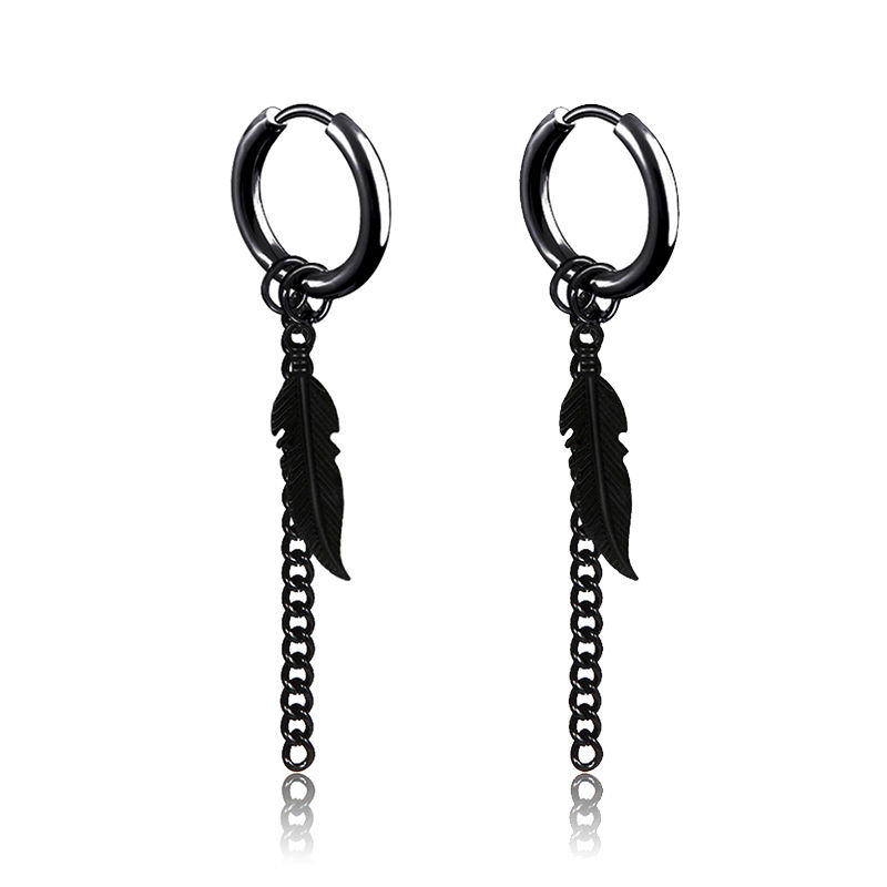 Thumbnail: Punk Stainless Steel Stud Earrings