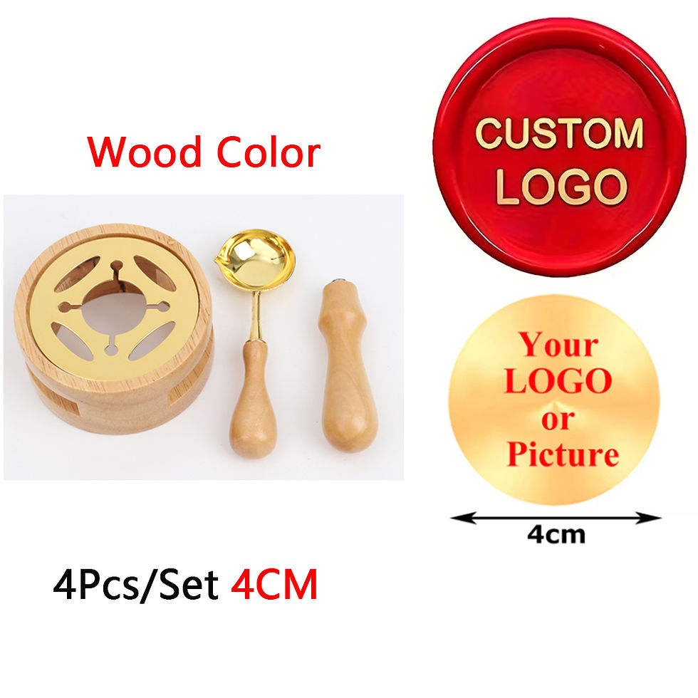 Thumbnail: Wax Seal Stamp Kit Personalized Image