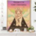 Thumbnail: Wall Hanging Boho Tarot Cat