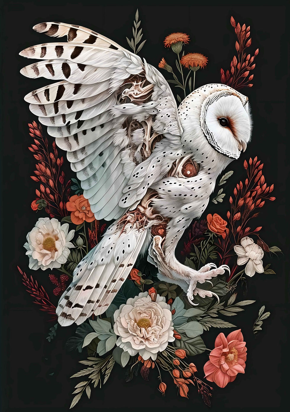 Thumbnail: Dark Art Floral Dead Animals