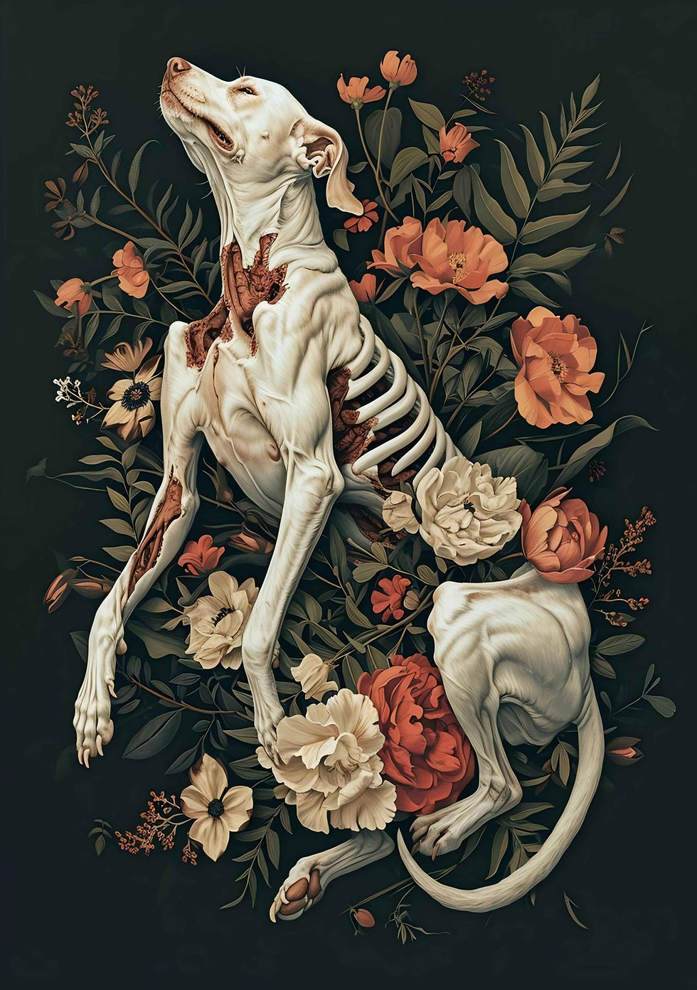 Thumbnail: Dark Art Floral Dead Animals