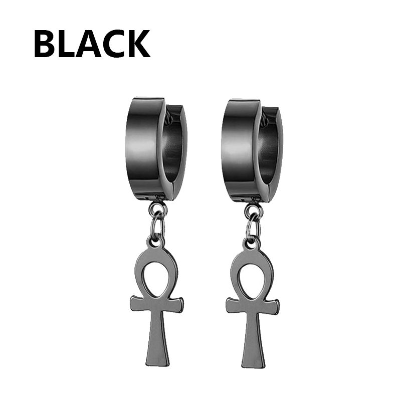 Thumbnail: Punk Stainless Steel Stud Earrings