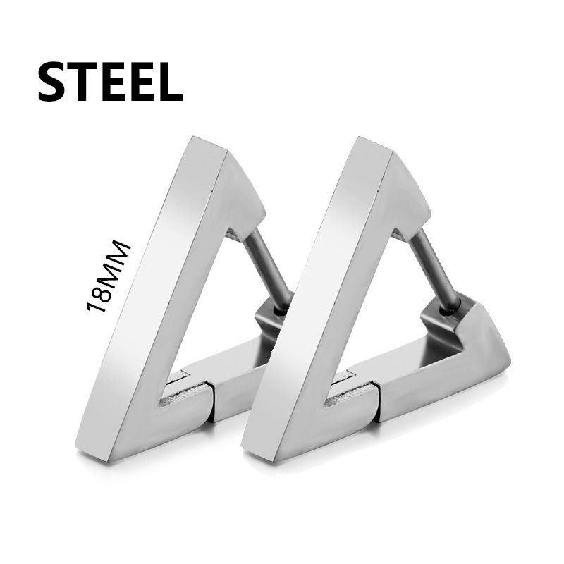 Thumbnail: Punk Stainless Steel Stud Earrings