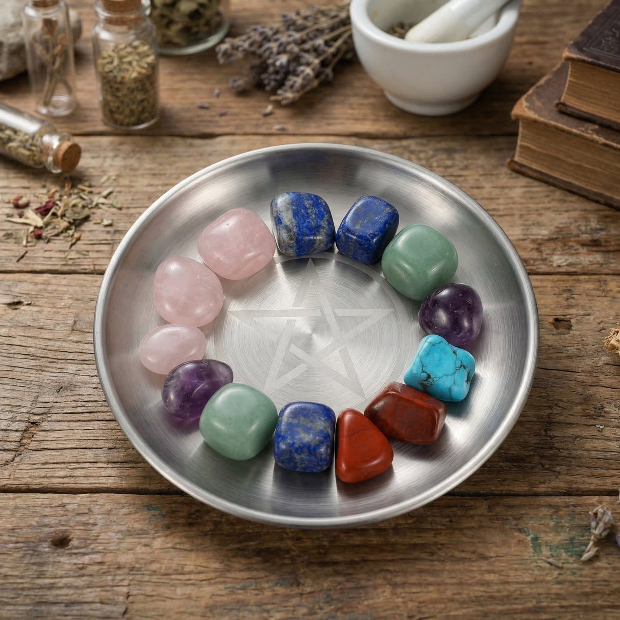 Silver Offering Ritual Bowls