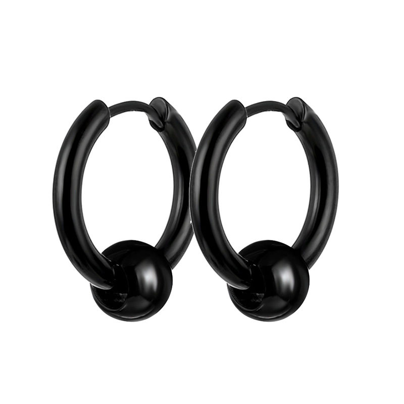 Thumbnail: Punk Stainless Steel Stud Earrings