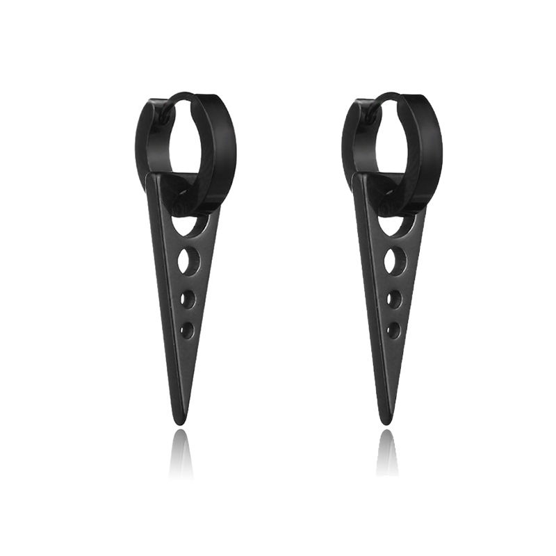 Thumbnail: Punk Stainless Steel Stud Earrings