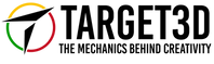 logo target3d black png