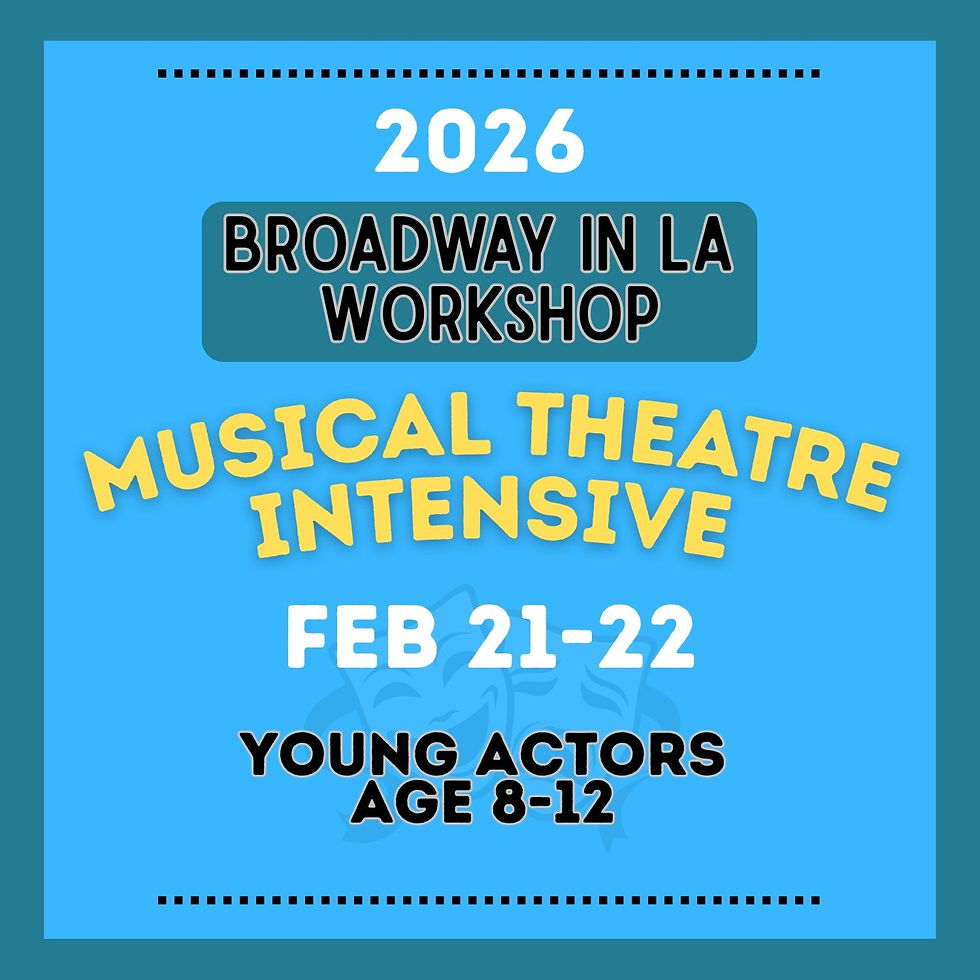 2026 Young Actors Musical Theatre Intensive