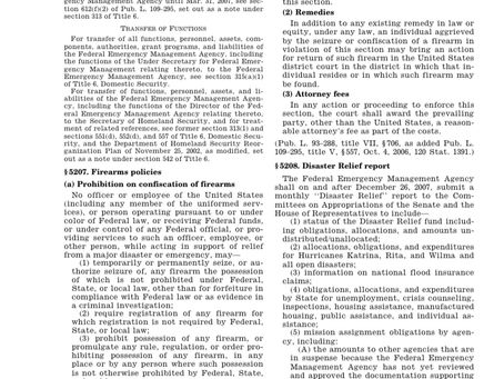 A reminder to gun control activists and politicians regarding gun control in an emergency