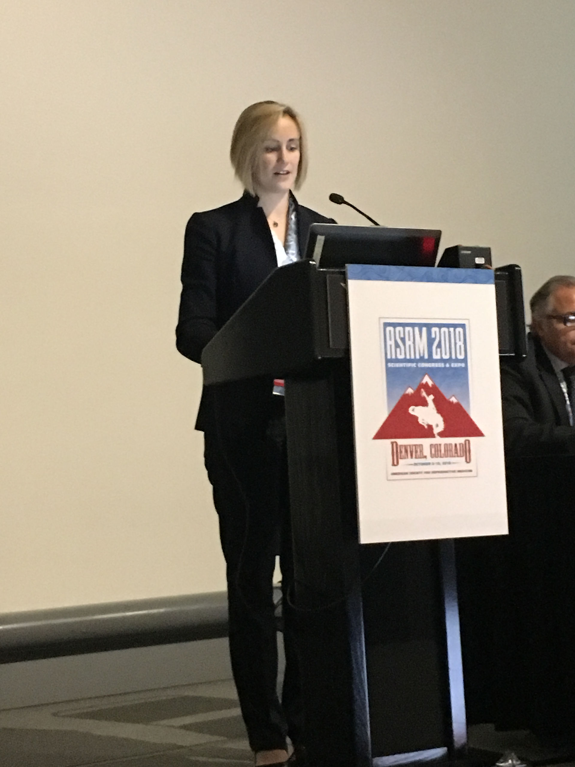 Laronda presenting at ASRM