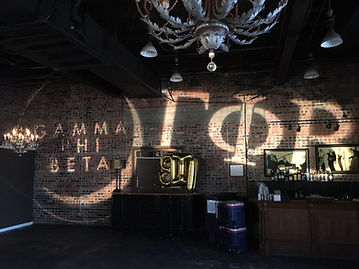 Wedding Lights Wedding GOBO Sorority DJ