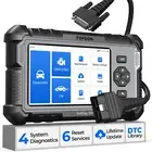 Auto-Diagnosegerät mit großem Display und OBD2-Stecker