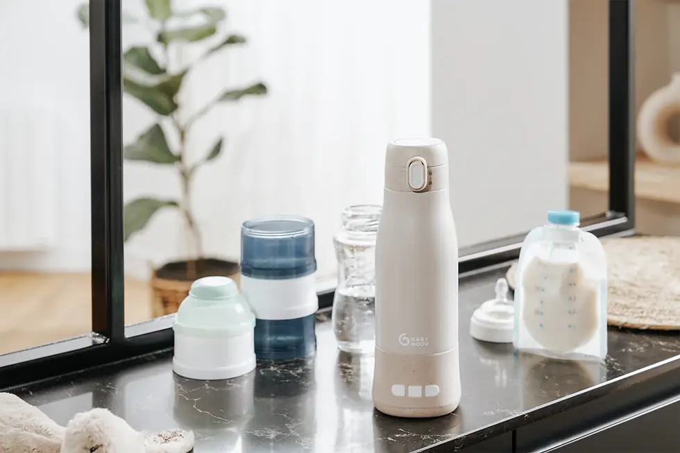 Babymoov Flaschenwärmer & Thermosflasche, beige