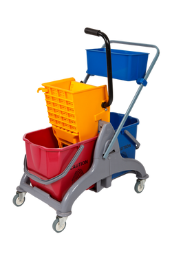 Hectoserve Double Saul Mop Trolley