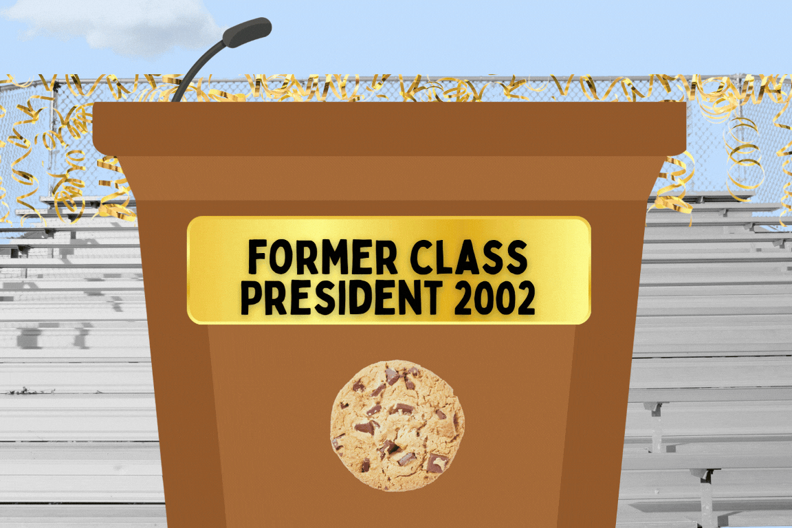 a speaker's podium