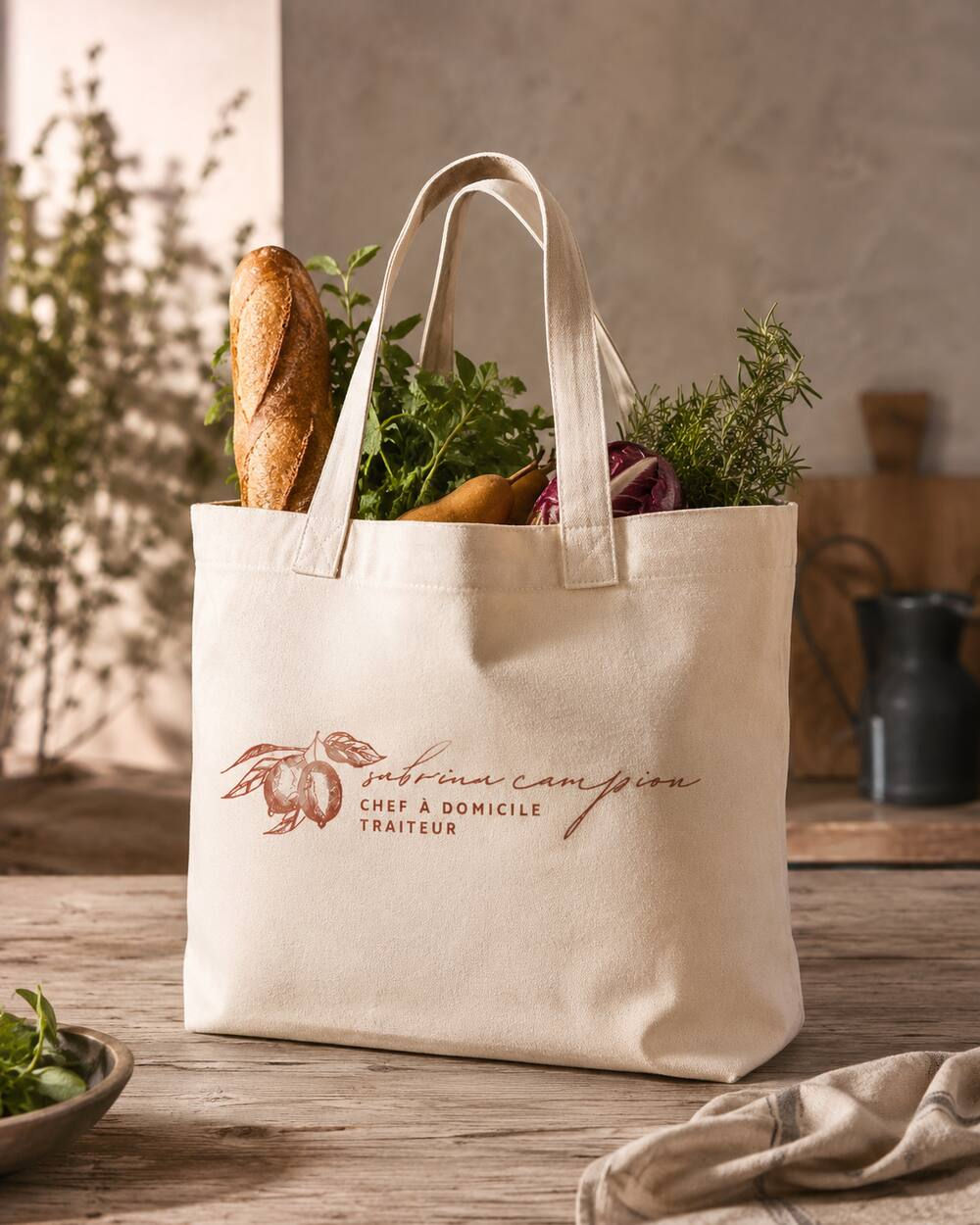 Aperçu du sac de marché Sabrina Campion Traiteur | Host’s Market Tote preview