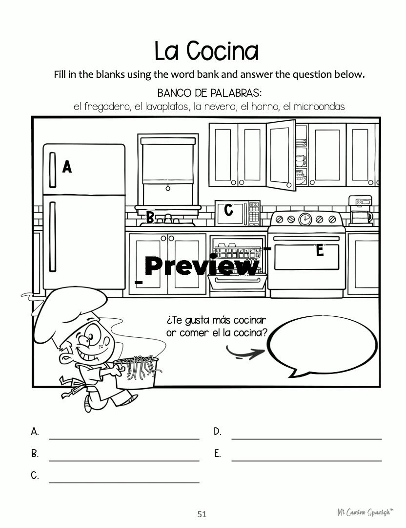 Thumbnail: ¡Español a Mi Manera! (Spanish Workbook for 4th-5th Grades)