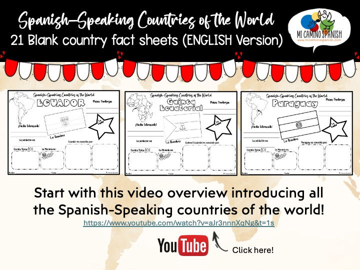 Thumbnail: Spanish-Speaking Countries of the World ~ 21 Country Fact Sheets