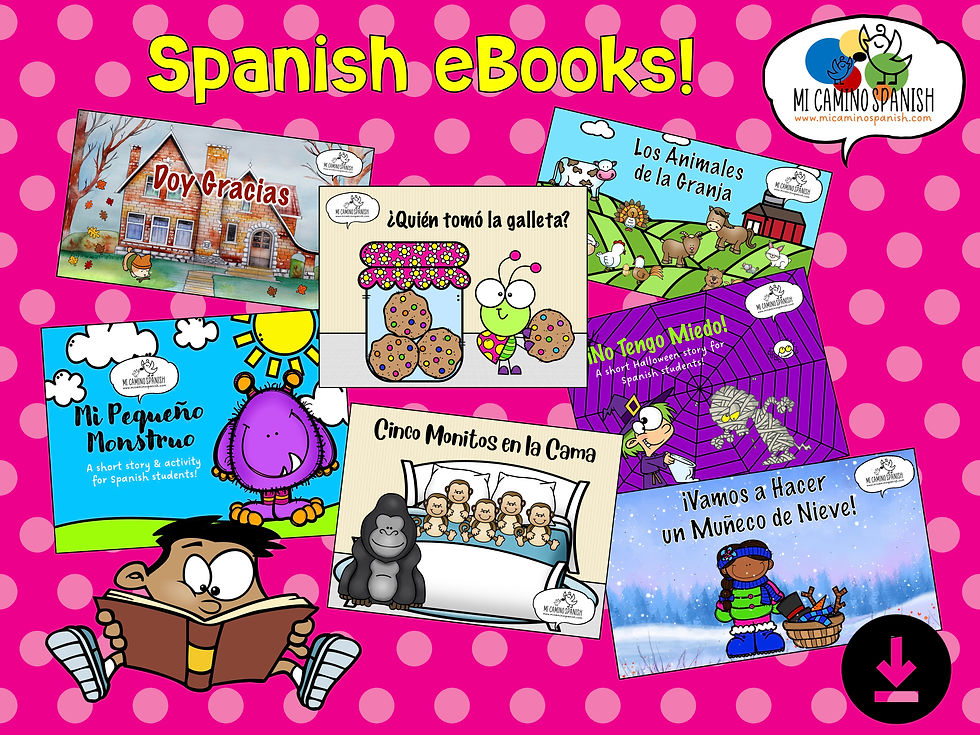 Thumbnail: Spanish Activity Box! Workbooks, Flashcards, Activities & eBooks! (PreK-2nd)