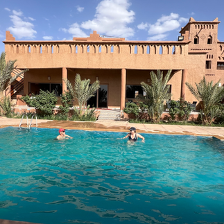 Verdientes Bad im Kasbah-Hotel
