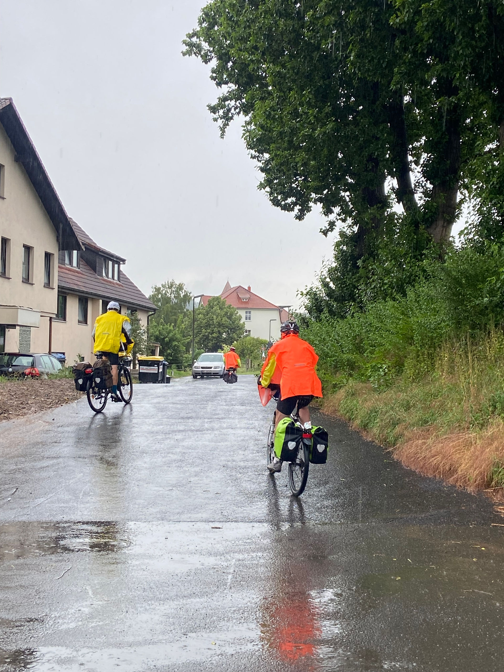 Nasse Weiterfahrt!