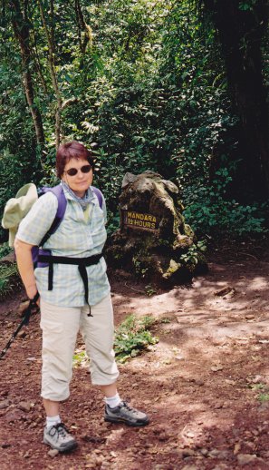 Doris kurz vor Abmarsch