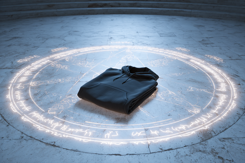 Runes, Hoodie on Floor, 
