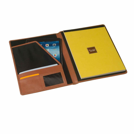 leather pad folio-LPF-204-A4-LR-brown