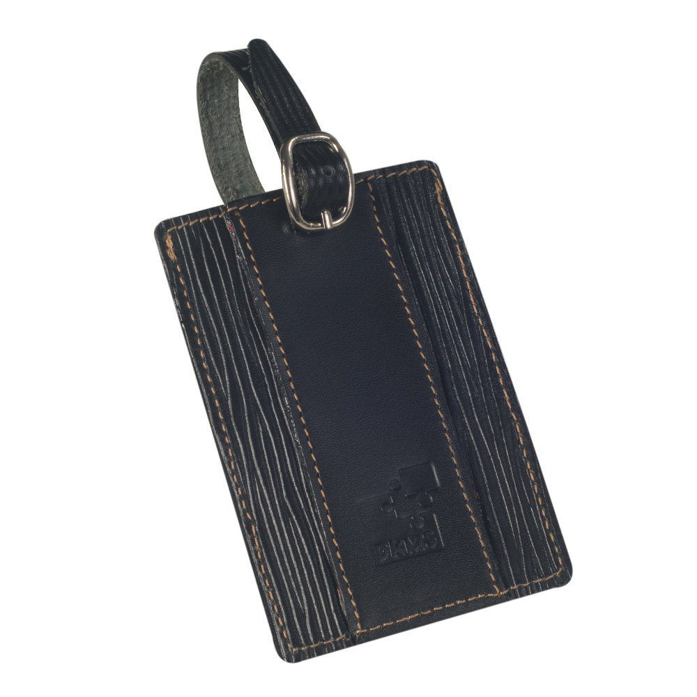 leather luggage tags-LLT-007-V1-brown