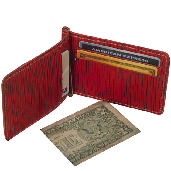leather compact wallet-LCW-079-V1-red