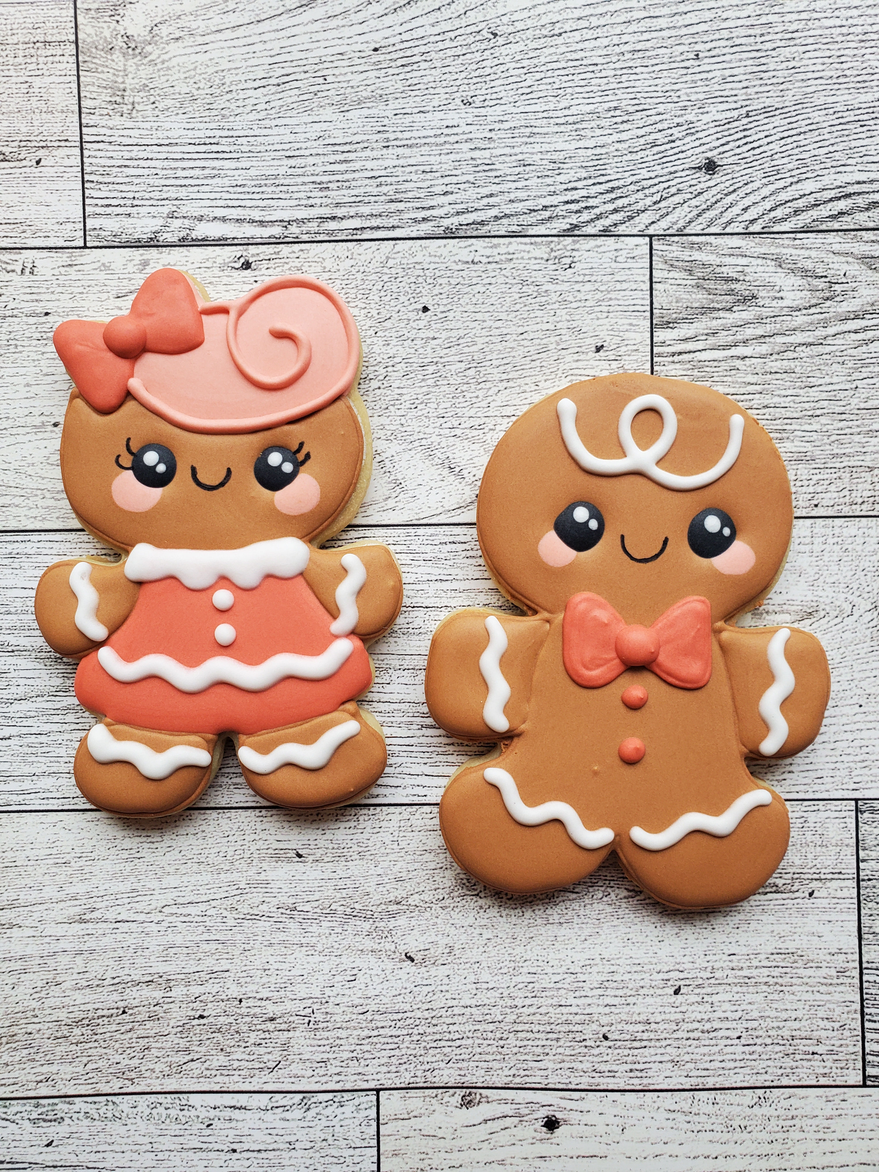 Gingerbread boy and girl