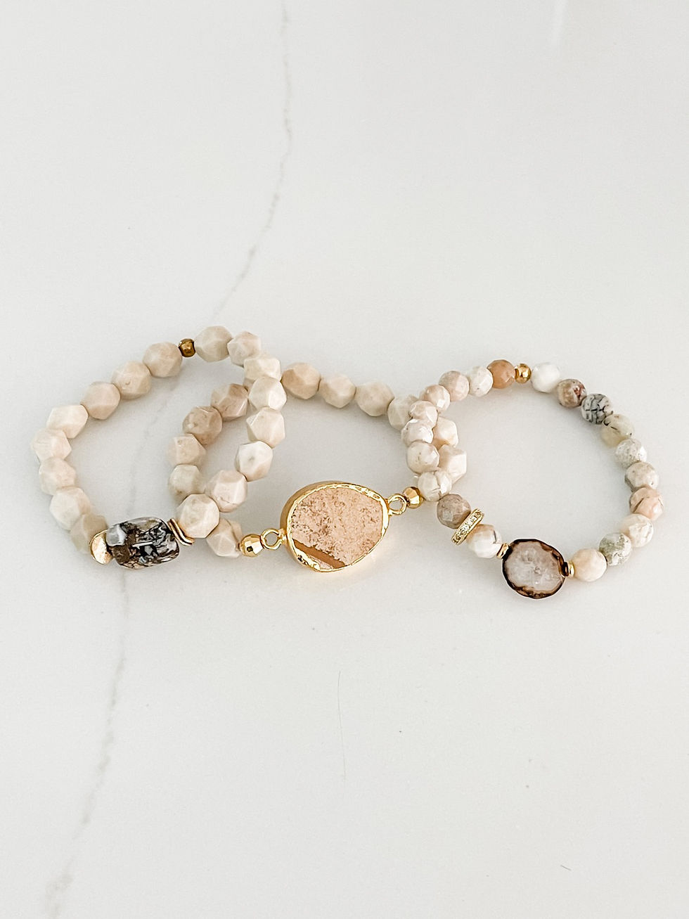 Faceted Cream Collection