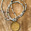 Thumbnail: Amazonite Beaded Necklace with Bronze Coin