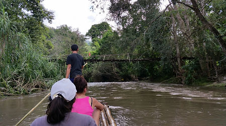 Bamboo rafting