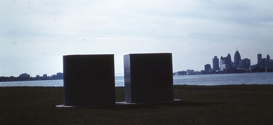 Sculpture, welded steel, fictional object