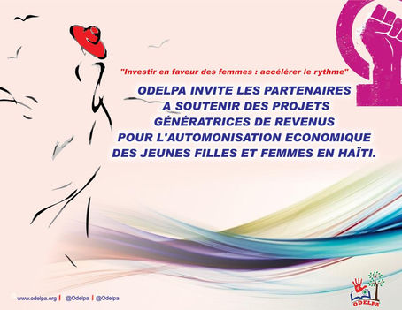 Investir en faveur des femmes : accélérer le rythme