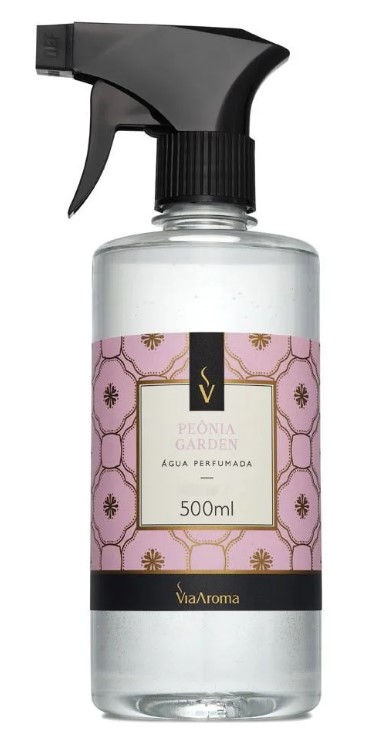 Água Perfumada Peônia Garden Via Aroma - 500ml